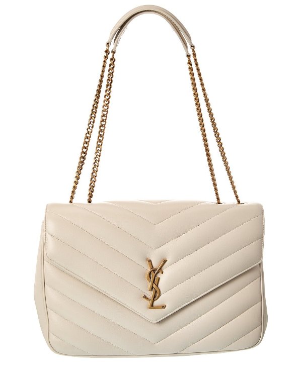 Saint Laurent Loulou Large Leather Shoulder Bag