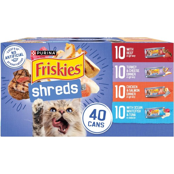 Purina Friskies Wet Cat Food 5.5oz 40 Pack