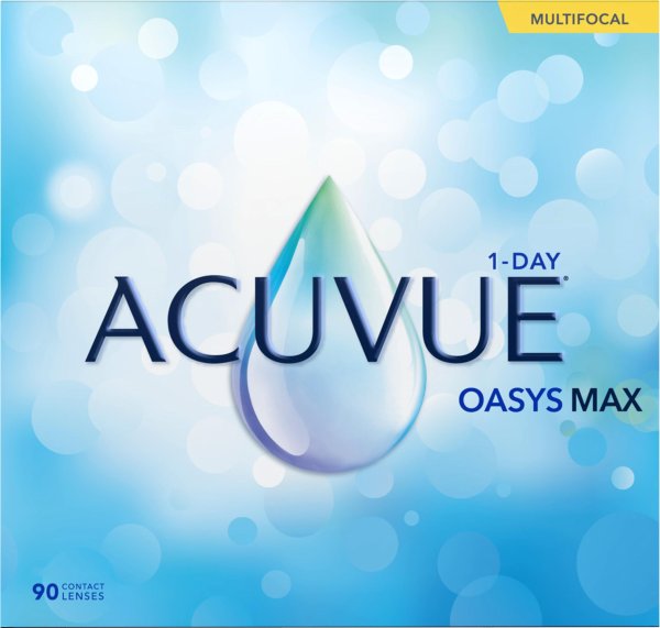  Oasys Max 1-Day Multifocal Contacts 90 Pack