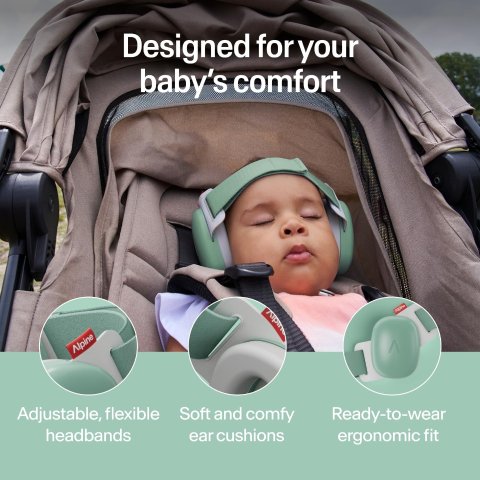 Alpine Muffy Baby Ear Protection Green 24dB