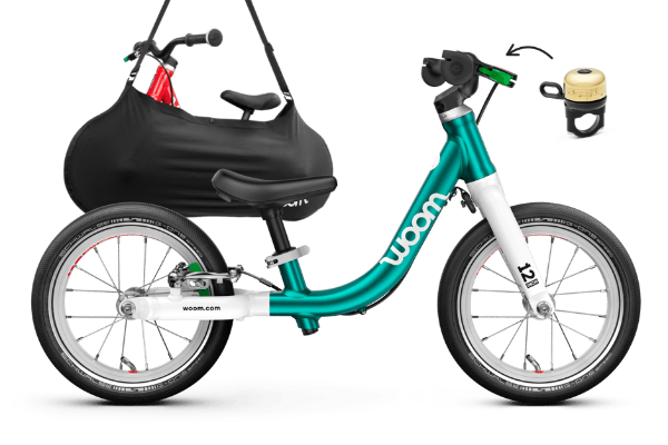 woom GO 1 12英寸 金属蓝儿童车