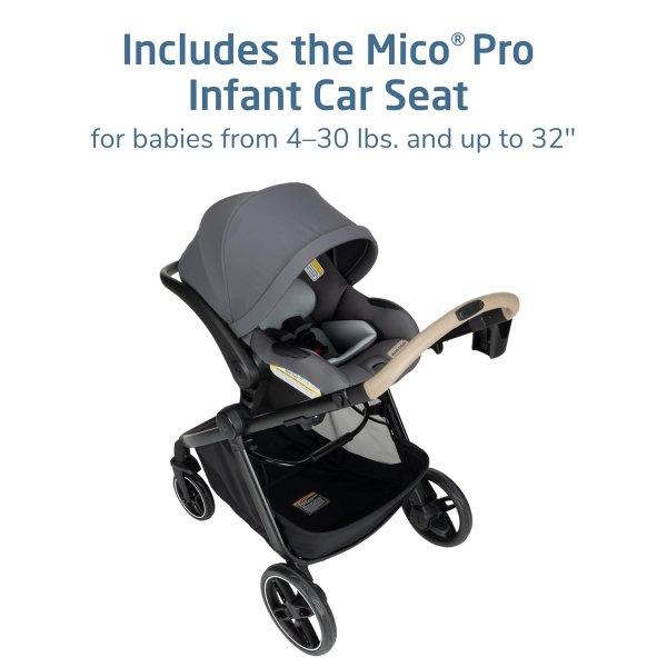 Maxi-Cosi Zelia Pro Travel System Lightweight Sea Salt