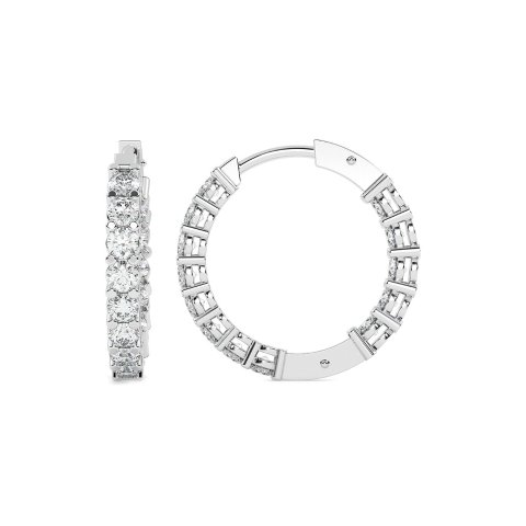 14K Lab-Grown Diamond Earrings 1ct