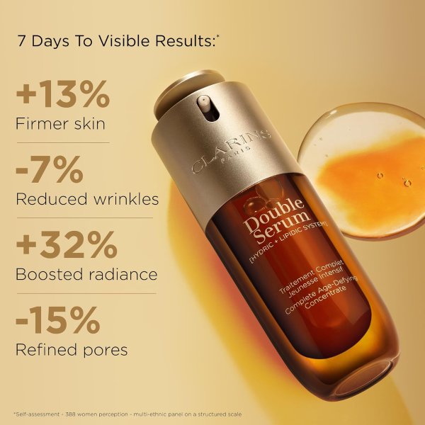 Clarins Double Serum Anti-Aging Face Serum 24H Hydration