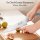imarku 14-Piece Stainless Steel Kitchen Knife Set White
