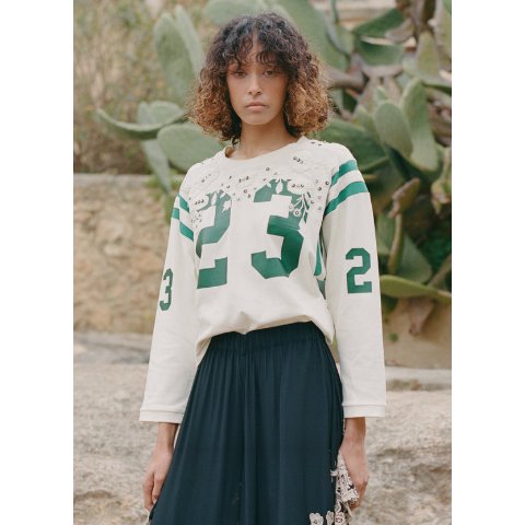 Georgie L/S Tee Cream