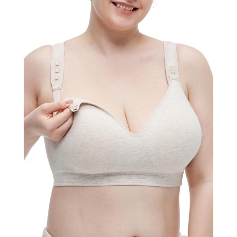Momcozy 哺乳文胸 棉质无钢圈