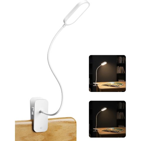 Clip On Desk Lamp Rechargeable Touch Control