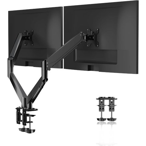 Pholiten Dual Monitor Stand Adjustable for 32 Inch