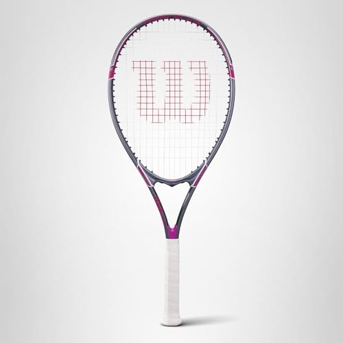 Tour Slam Tennis Racket 2-4 1/4" Pink Grey