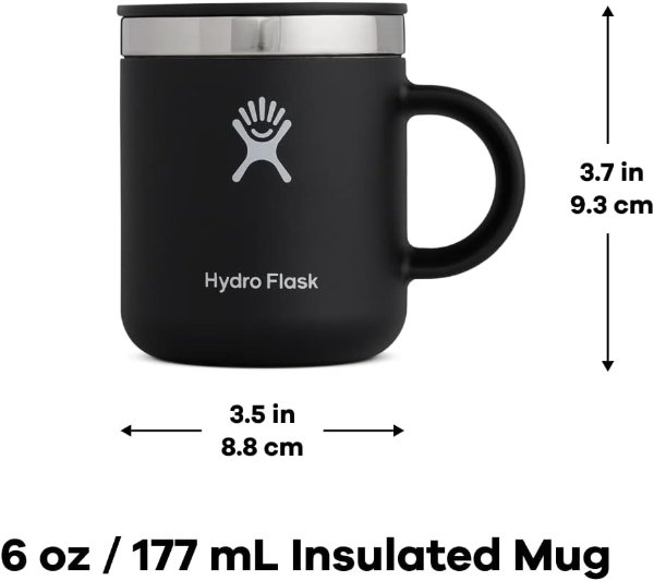 Stainless Steel Coffee Mug 6 oz