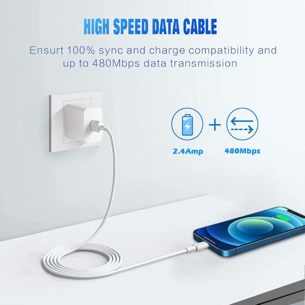 Apple Lightning 充电线 1.8米 3条装