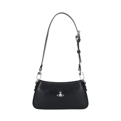 Vivienne WestwoodLeather Shoulder Bag Black