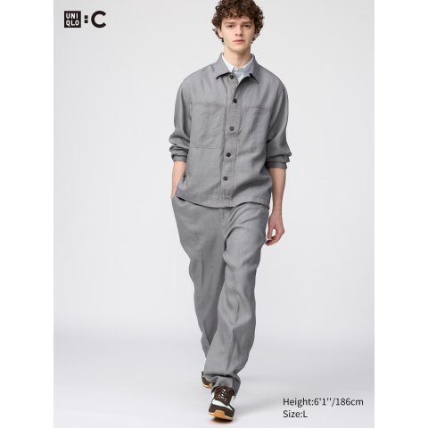 UniqloMen s Wide Linen Pants