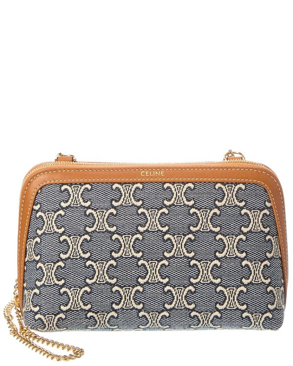 Logo Leather Crossbody Bag