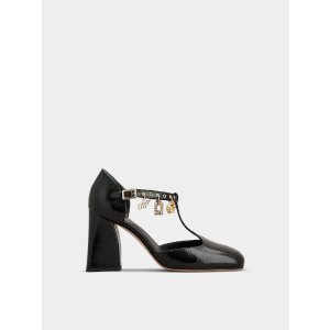 Roger Vivier Tres Vivier 漆皮玛丽珍女鞋 