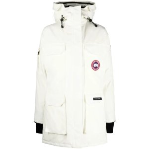 Canada Goose 标志贴饰加棉外套