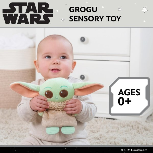 Kids Preferred The Mandalorian Grogu Sensory Toy with Teether