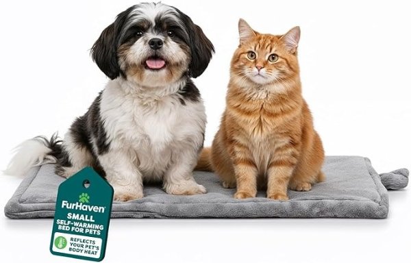 FurHaven ThermaNAP Small Self-Warming Cat Mat Gray