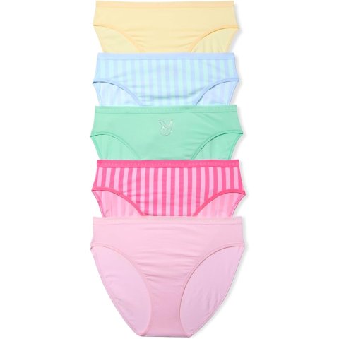 Victoria s Secret 女士棉质全包裹内裤 5条装