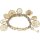 Anne Klein Women's Crystal Charm Bracelet Watch