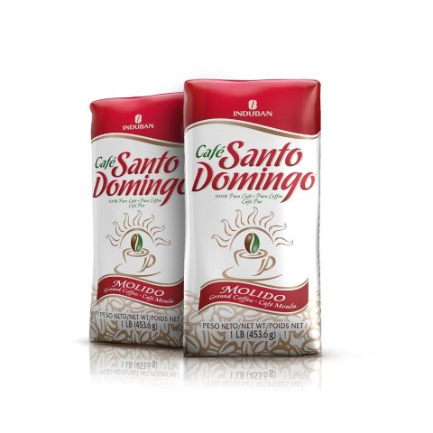 Cafe Santo Domingo 中度烘焙咖啡粉 16盎司 2袋装