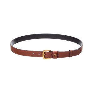 Valentino VLogo 皮革腰带