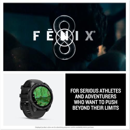 fēnix 8 智能手表 47mm 灰黑色
