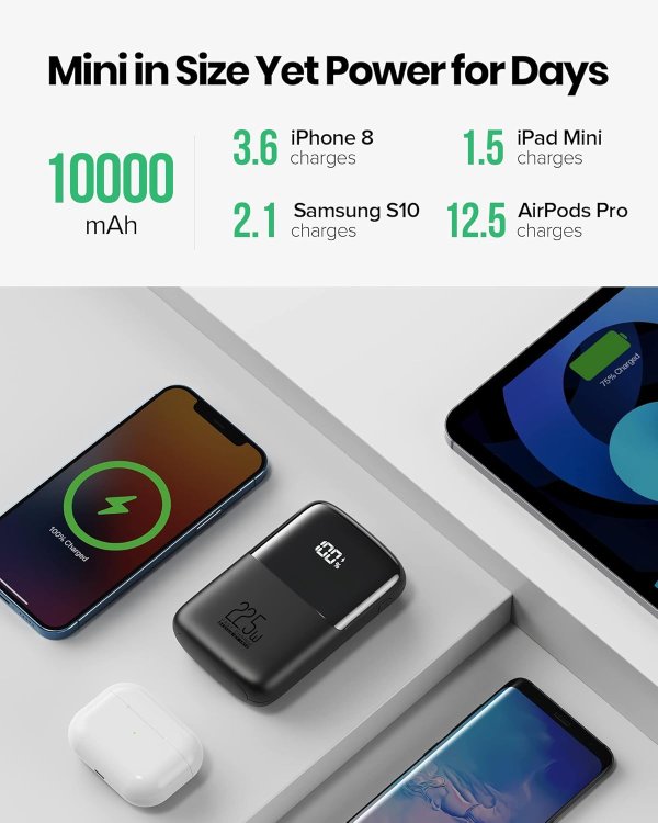 INIU 10000mAh 便携充电宝 22.5W