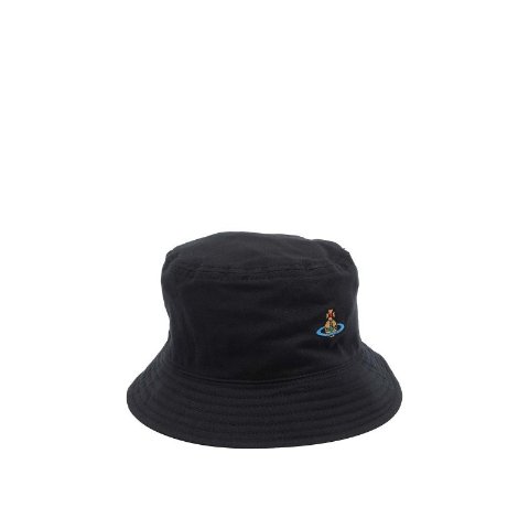 Vivienne Westwood Orb 黑色渔夫帽