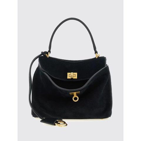 Rodeo Mini Calfskin Handbag Black