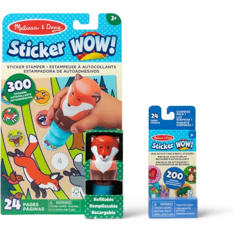 Melissa & Doug Fox Sticker Activity Book 24 Pages