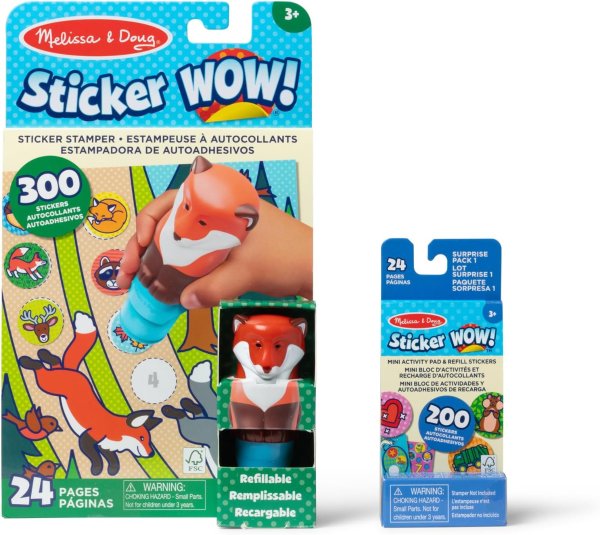 Melissa & Doug Fox Sticker Activity Book 24 Pages