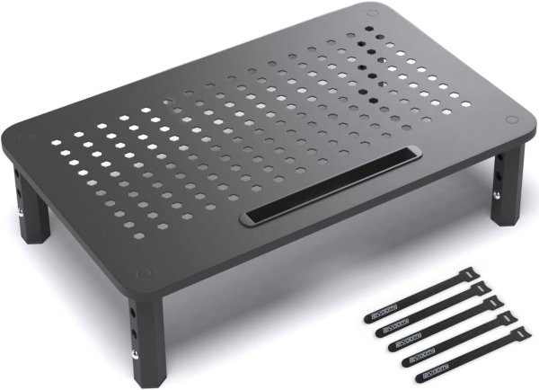EVOOMI Simple Anti-Skid Steel Monitor Stand