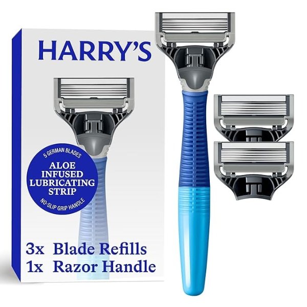 Harry's Shaving Kit German Engineered Ocean Blue
