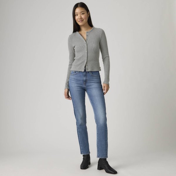 724 Women's Straight Jeans Medium Wash