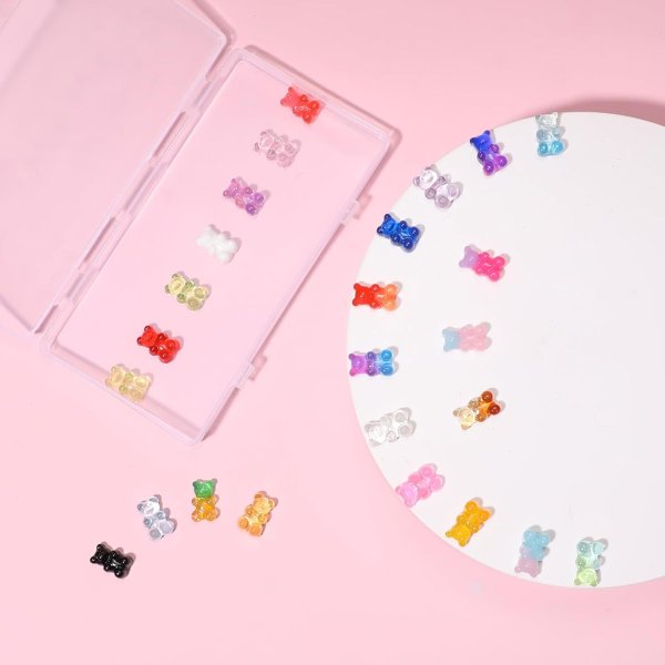 Cute Gummy Bear Shoe Charms 25 Pack