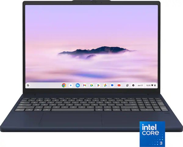 Chromebook Plus 15.3" 2K Touchscreen Laptop 8GB 128GB Blue