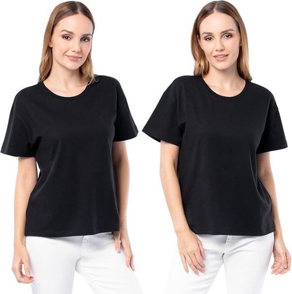 Fruit of The Loom Women's Short Sleeve T-Shirt 2 Pack