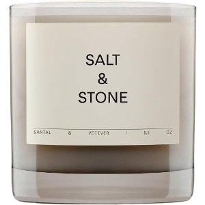 Salt & Stone Santal & Vetiver 香薰蜡烛 8.5oz