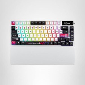ASUS  ROG 夜魔X 三模无线机械键盘 75% 白色
