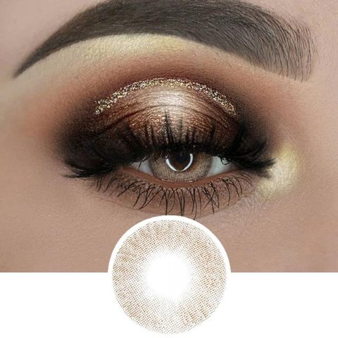 Misaki Cotton Brown Contacts 14.2mm