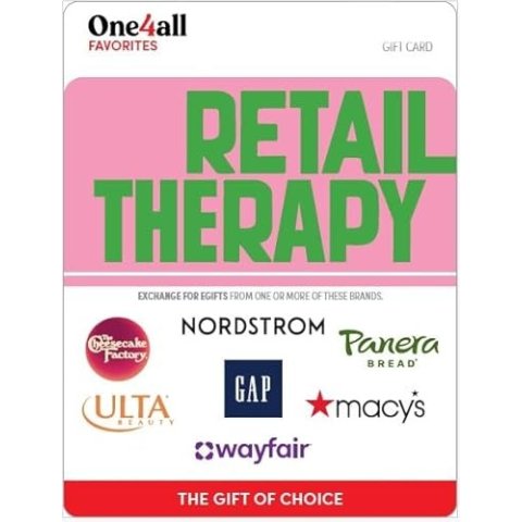 One4all Physical 礼品卡 $50