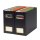 Tcbelosion Collapsible File Organizer Box Black-Yellow 2 Pack