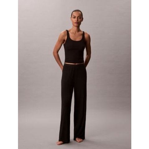 Wide Leg Pants Modal Stretch