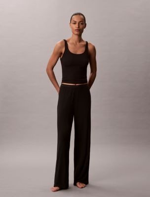 Wide Leg Pants Modal Stretch