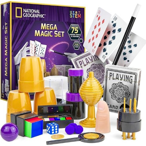 National Geographic Mega Magic Set 75 Tricks