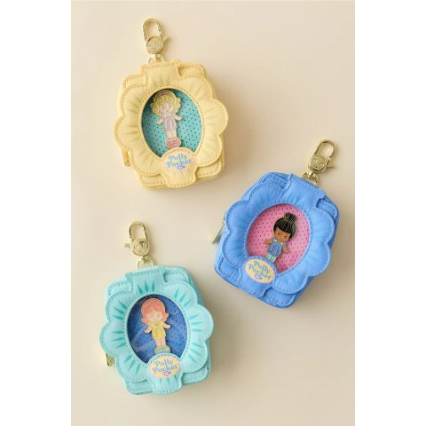 Polly Pocket 双层珐琅胸针迷你包饰