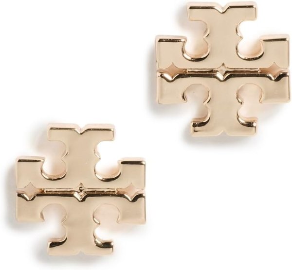  Kira 8mm Gold Stud Earrings