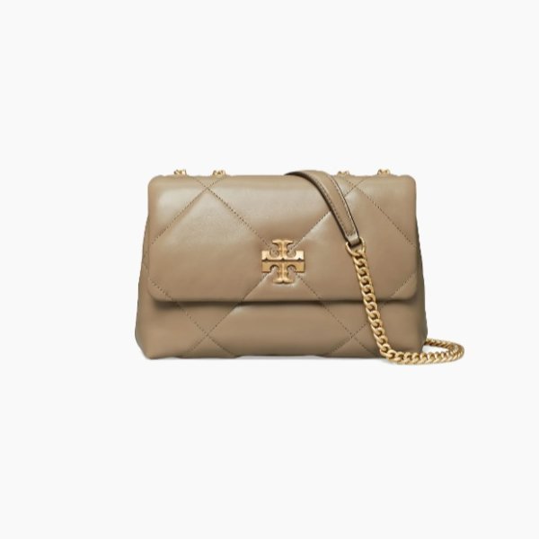 Kira Diamond Leather Shoulder Bag